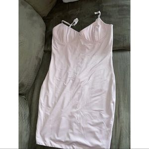 Purple skin tight mini dress